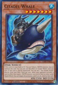 Citadel Whale - Legendary Duelists: Duels From the Deep (LED9) #LED9-EN026 - Common / Short Print YuGiOh Trading Card
