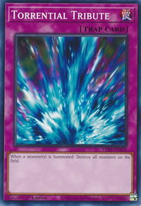 Torrential Tribute - Legendary Duelists: Duels From the Deep (LED9) #LED9-EN029 - Common / Short Print YuGiOh Trading Card