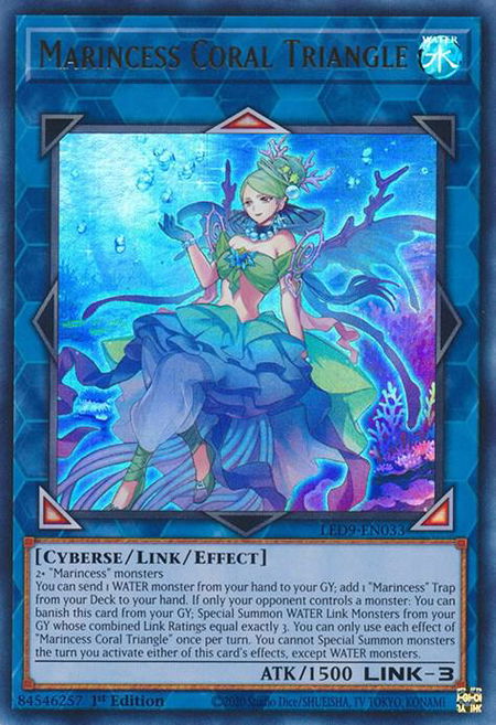 Marincess Coral Triangle - Legendary Duelists: Duels From the Deep YuGiOh trading card