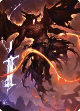 Balor Art Card trading card from Art Series: Commander Legends: Battle for Baldur's Gate Balor Art Card - Art Series: Commander Legends: Battle for Baldur's Gate Magic: The Gathering trading card