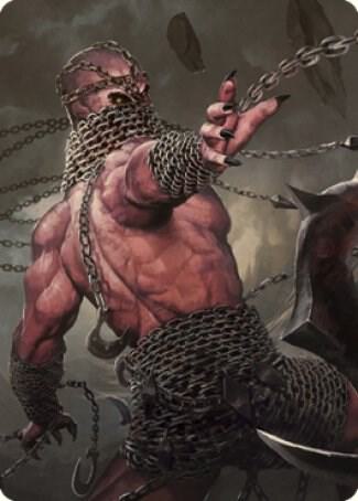 Chain Devil Art Card trading card from Art Series: Commander Legends: Battle for Baldur's Gate Chain Devil Art Card - Art Series: Commander Legends: Battle for Baldur's Gate Magic: The Gathering trading card