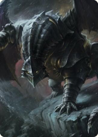 Chardalyn Dragon Art Card - Art Series: Commander Legends: Battle for Baldur's Gate Magic: The Gathering trading card