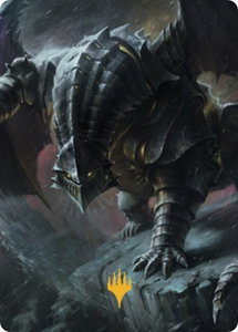 Chardalyn Dragon Art Card (Gold-Stamped) - Art Series: Commander Legends: Battle for Baldur's Gate (ASCLB) #9 - Special Magic: The Gathering Trading Card