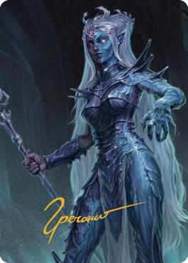 Doppelganger Art Card (Gold-Stamped Signature) - Art Series: Commander Legends: Battle for Baldur's Gate Magic: The Gathering trading card