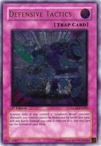Defensive Tactics (UTR) - Gladiator's Assault (GLAS) #GLAS-EN083 - Ultimate Rare YuGiOh Trading Card