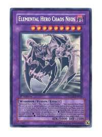 Elemental Hero Chaos Neos (Ghost Rare) - Gladiator's Assault YuGiOh trading card