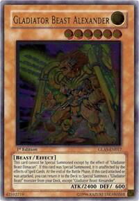 Gladiator Beast Alexander (UTR) - Gladiator's Assault (GLAS) #GLAS-EN017 - Ultimate Rare YuGiOh Trading Card
