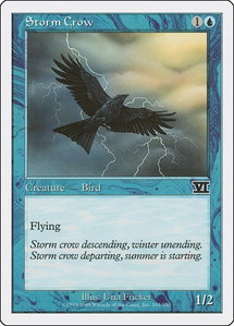 Storm Crow - Classic Sixth Edition (6ED) #101 - Common Magic: The Gathering Trading Card