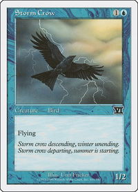 Storm Crow - Classic Sixth Edition (6ED) #101 - Common Magic: The Gathering Trading Card