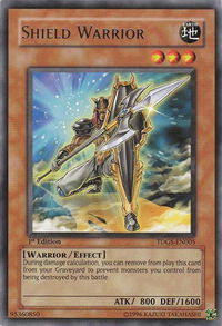 Shield Warrior - The Duelist Genesis (TDGS) #TDGS-EN005 - Rare YuGiOh Trading Card