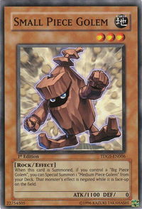 Small Piece Golem - The Duelist Genesis (TDGS) #TDGS-EN006 - Common / Short Print YuGiOh Trading Card