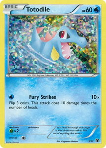 Totodile - 5/12 - McDonald's Promos 2016 (MCD16) #005/012 - Rare Pokémon Trading Card