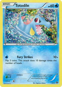 Totodile - 5/12 - McDonald's Promos 2016 (MCD16) #005/012 - Rare Pokémon Trading Card