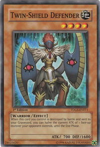 Twin-Shield Defender - The Duelist Genesis (TDGS) #TDGS-EN011 - Common / Short Print YuGiOh Trading Card
