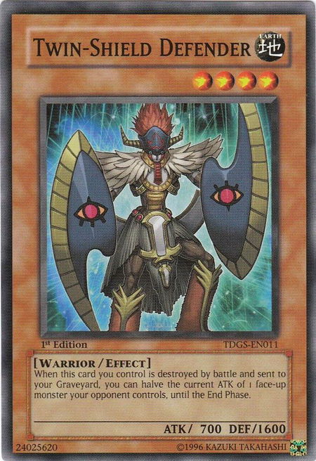 Twin-Shield Defender - The Duelist Genesis YuGiOh trading card