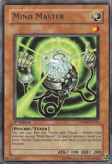 Mind Master - The Duelist Genesis YuGiOh trading card