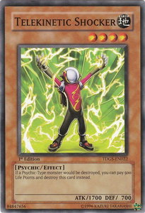 Telekinetic Shocker - The Duelist Genesis (TDGS) #TDGS-EN022 - Common / Short Print YuGiOh Trading Card