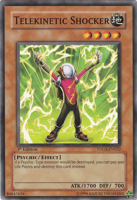 Telekinetic Shocker - The Duelist Genesis YuGiOh trading card