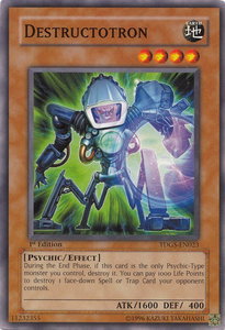 Destructotron - The Duelist Genesis (TDGS) #TDGS-EN023 - Common / Short Print YuGiOh Trading Card