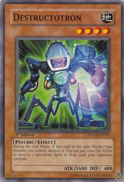 Destructotron trading card from The Duelist Genesis Destructotron - The Duelist Genesis YuGiOh trading card
