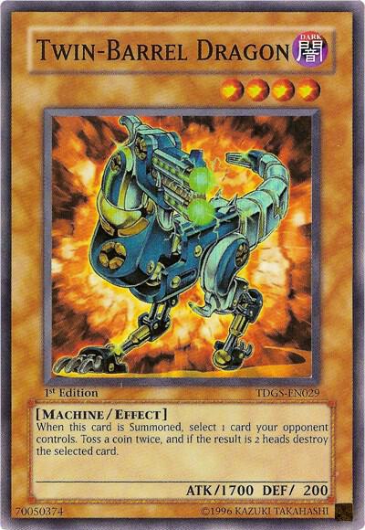 Twin-Barrel Dragon - The Duelist Genesis YuGiOh trading card
