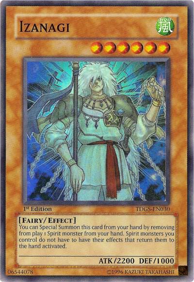 Izanagi - The Duelist Genesis YuGiOh trading card