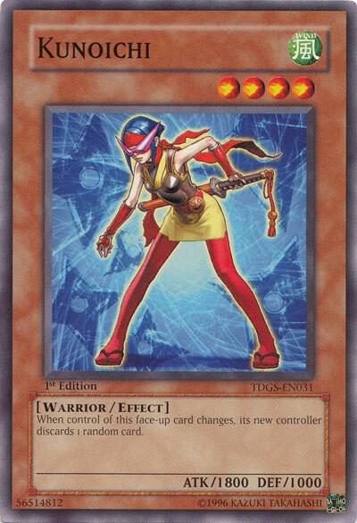 Kunoichi trading card from The Duelist Genesis Kunoichi - The Duelist Genesis YuGiOh trading card