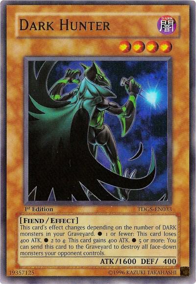 Dark Hunter - The Duelist Genesis YuGiOh trading card