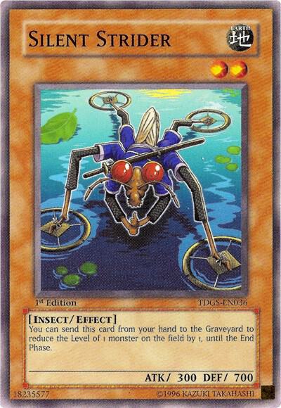 Silent Strider - The Duelist Genesis YuGiOh trading card