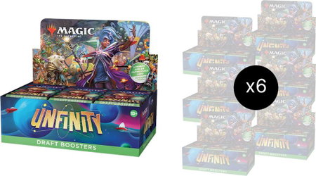 Unfinity - Draft Booster Box Case - Unfinity Magic: The Gathering trading card