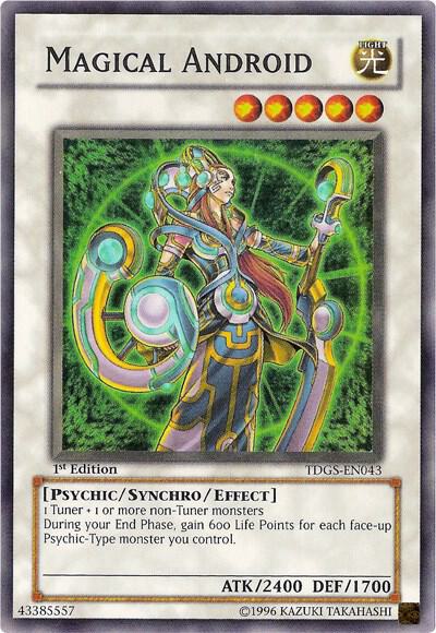 Magical Android trading card from The Duelist Genesis Magical Android - The Duelist Genesis YuGiOh trading card