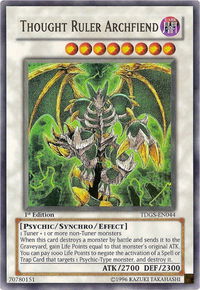 Thought Ruler Archfiend - The Duelist Genesis (TDGS) #TDGS-EN044 - Ultra Rare YuGiOh Trading Card