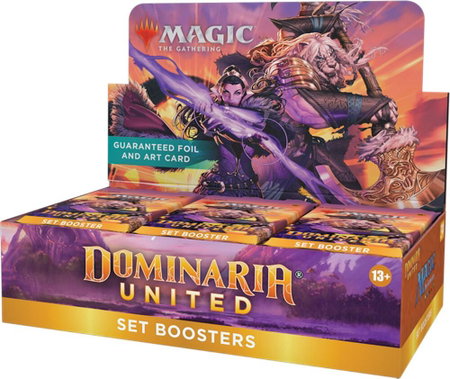 Dominaria United - Set Booster Box trading card from Dominaria United Dominaria United - Set Booster Box - Dominaria United Magic: The Gathering trading card