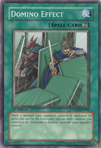 Domino Effect - The Duelist Genesis (TDGS) #TDGS-EN046 - Common / Short Print YuGiOh Trading Card