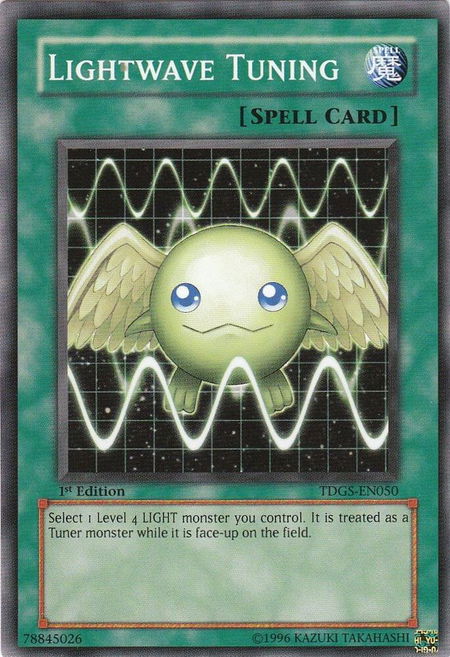 Lightwave Tuning trading card from The Duelist Genesis Lightwave Tuning - The Duelist Genesis YuGiOh trading card