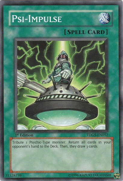 Psi-Impulse trading card from The Duelist Genesis Psi-Impulse - The Duelist Genesis YuGiOh trading card