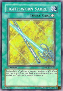 Lightsworn Sabre - The Duelist Genesis (TDGS) #TDGS-EN059 - Super Rare YuGiOh Trading Card