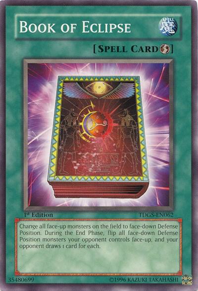 Book of Eclipse trading card from The Duelist Genesis Book of Eclipse - The Duelist Genesis YuGiOh trading card