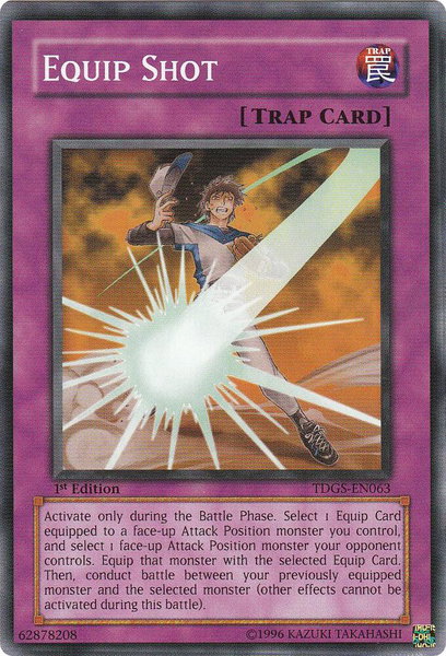 Equip Shot trading card from The Duelist Genesis Equip Shot - The Duelist Genesis YuGiOh trading card