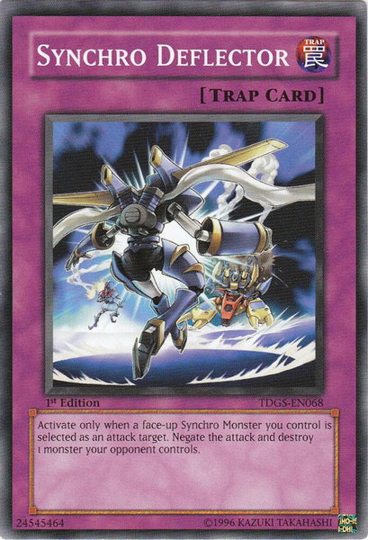 Synchro Deflector trading card from The Duelist Genesis Synchro Deflector - The Duelist Genesis YuGiOh trading card