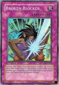 Broken Blocker - The Duelist Genesis (TDGS) #TDGS-EN069 - Super Rare YuGiOh Trading Card
