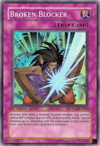 Broken Blocker - The Duelist Genesis (TDGS) #TDGS-EN069 - Super Rare YuGiOh Trading Card