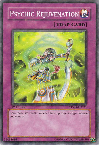 Psychic Rejuvenation - The Duelist Genesis YuGiOh trading card
