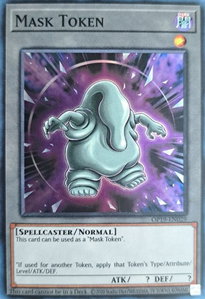 Mask Token - OTS Tournament Pack 19 (OP19) #OP19-EN029 - Super Rare YuGiOh Trading Card