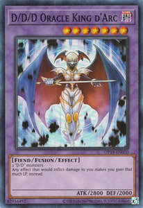 D/D/D Oracle King d'Arc - OTS Tournament Pack 19 (OP19) #OP19-EN010 - Super Rare YuGiOh Trading Card