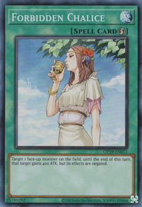 Forbidden Chalice - OTS Tournament Pack 19 (OP19) #OP19-EN011 - Super Rare YuGiOh Trading Card