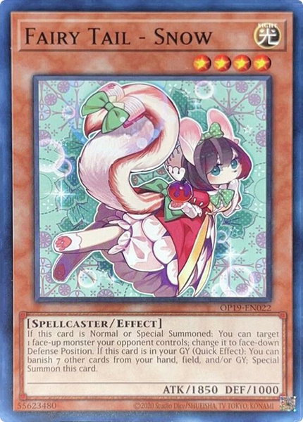 Fairy Tail - Snow trading card from OTS Tournament Pack 19 Fairy Tail - Snow - OTS Tournament Pack 19 YuGiOh trading card