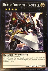 Heroic Champion - Excalibur - OTS Tournament Pack 19 (OP19) #OP19-EN024 - Common / Short Print YuGiOh Trading Card