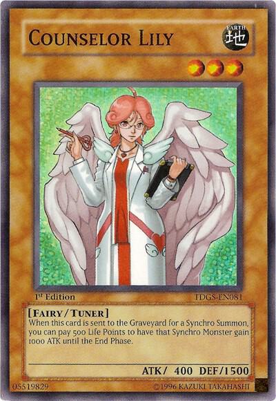 Counselor Lily - The Duelist Genesis YuGiOh trading card