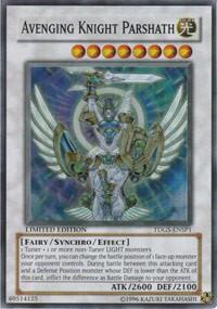 Avenging Knight Parshath (TDGS-ENSP1) - The Duelist Genesis (TDGS) #TDGS-ENSP1 - Super Rare YuGiOh Trading Card